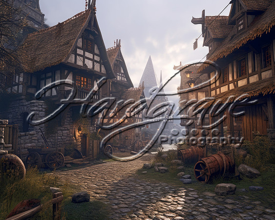 MedievalVillageDigitalBackdrop-4