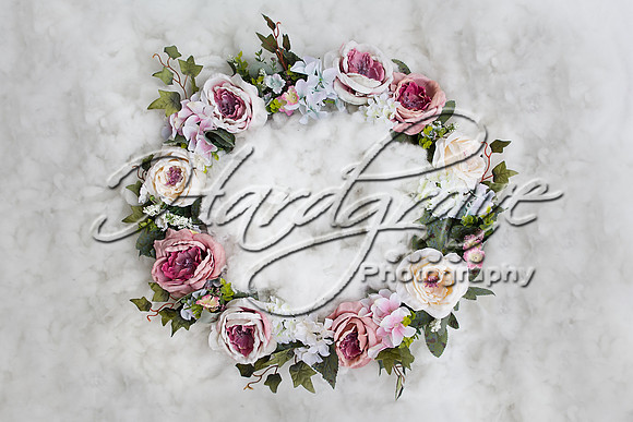 flowerwreathwhitepink