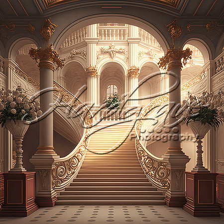 GrandStaircaseDigitalBackdrop-Royalty